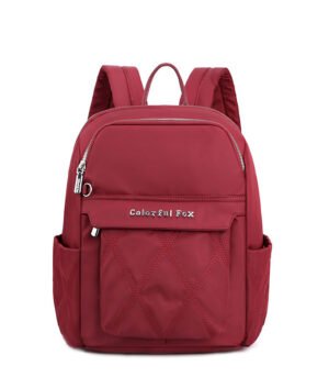 Women's Large Capacity Travel Backpack Korean Nylon Embroidered Student Schoolbag
