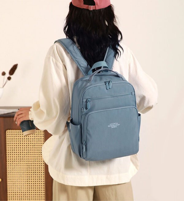 Colorful Fox Women's Travel Backpack: Lightweight, High-Capacity Nylon Backpack with Stylish Design - Image 9