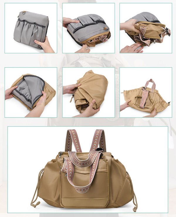 Variety of Cradle Bags, Travel Storage Bags, High-End Backpacks, Multi-Functional Mother and Baby Outing Bags - Image 7