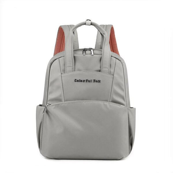Colorful Fox All-match Lightweight Large Capacity Schoolbag Women's Leisure Commuter Travel Nylon Backpack - Image 8