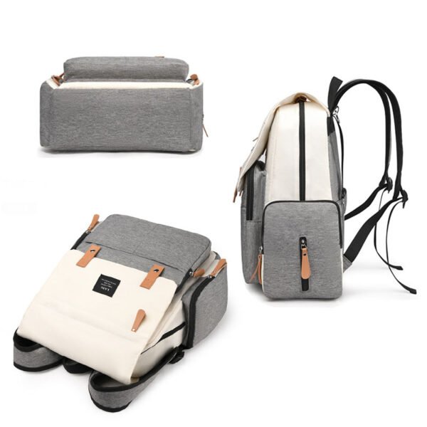 Multifunctional Large Capacity Backpack Fashionable Mommy Travel Backpack - Image 8