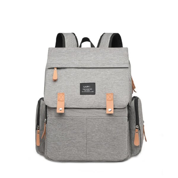 Multifunctional Large Capacity Backpack Fashionable Mommy Travel Backpack - Image 5