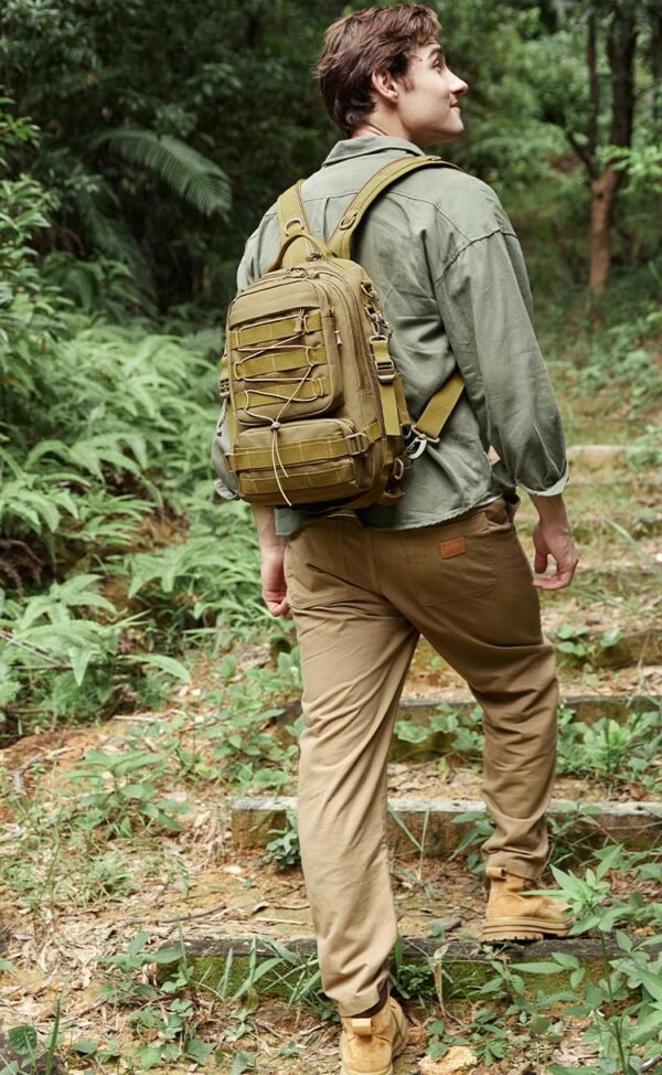 Cross-Border Outdoor Mountaineering Bag Sports Multi-Compartment Casual Crossbody Bag for Men - Image 2