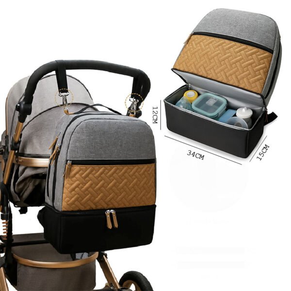 Mother-to-Child Maternity Travel Outdoor Picnic Baby Food Insulated Backpack - Image 7