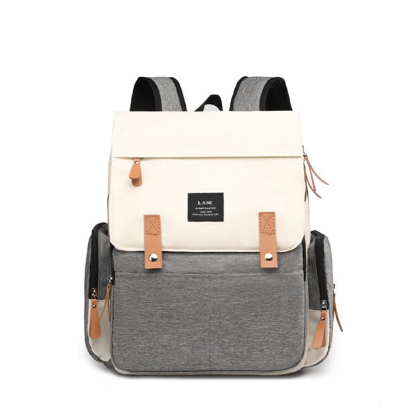 Multifunctional Large Capacity Backpack Fashionable Mommy Travel Backpack - Image 6