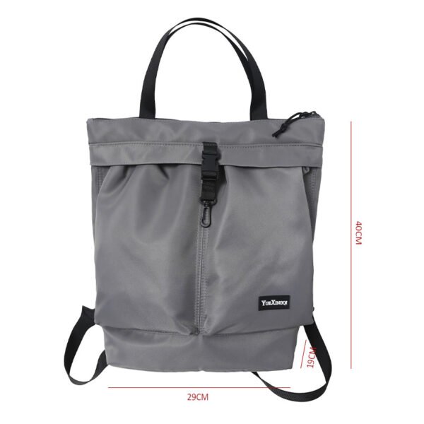 Nylon Backpack for Men and Women, Commuting, Casual, Versatile, Portable One-Shoulder Dual-Use Lightweight Backpack - Image 7