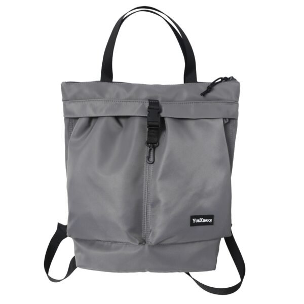 Nylon Backpack for Men and Women, Commuting, Casual, Versatile, Portable One-Shoulder Dual-Use Lightweight Backpack - Image 5
